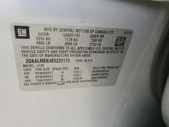 Photo 12 VIN: 2GKALMEK4E6223173 - GMC TERRAIN SL 