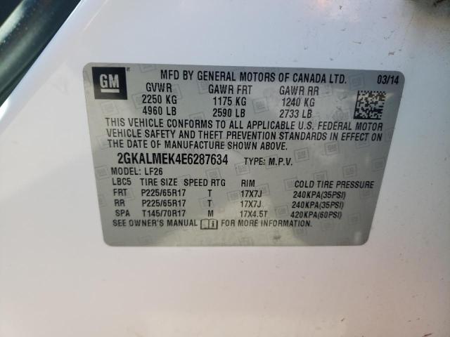 Photo 12 VIN: 2GKALMEK4E6287634 - GMC TERRAIN SL 