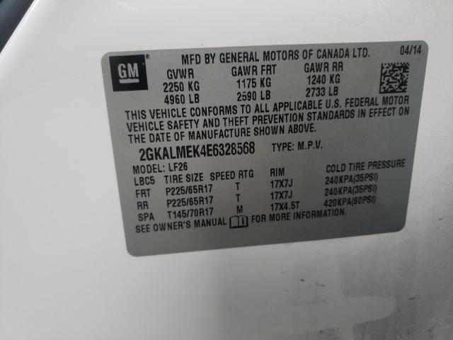 Photo 9 VIN: 2GKALMEK4E6328568 - GMC TERRAIN SL 