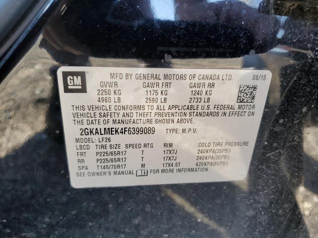 Photo 11 VIN: 2GKALMEK4F6399089 - GMC TERRAIN SL 