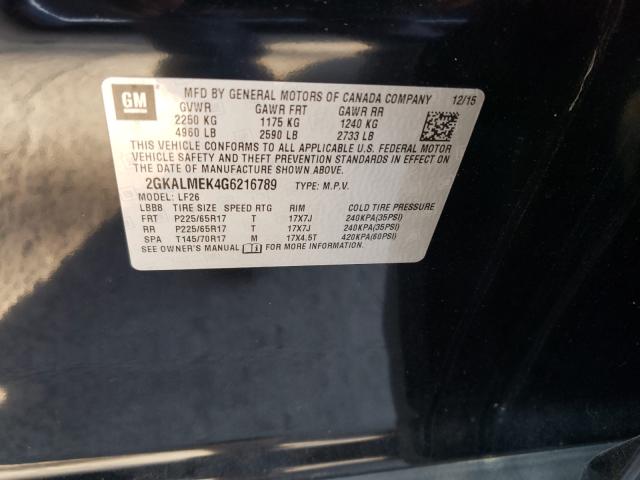 Photo 9 VIN: 2GKALMEK4G6216789 - GMC TERRAIN SL 