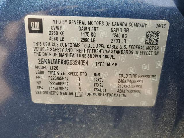 Photo 11 VIN: 2GKALMEK4G6324054 - GMC TERRAIN SL 