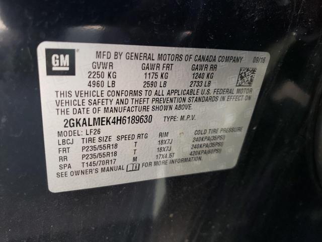 Photo 11 VIN: 2GKALMEK4H6189630 - GMC TERRAIN SL 