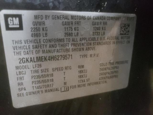 Photo 12 VIN: 2GKALMEK4H6279571 - GMC TERRAIN SL 