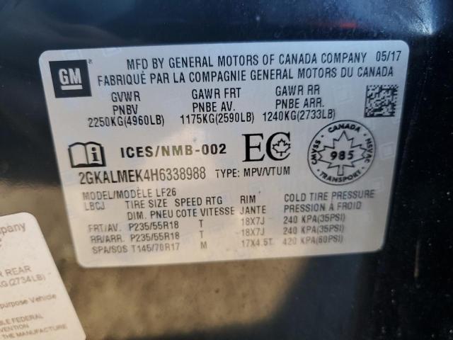 Photo 11 VIN: 2GKALMEK4H6338988 - GMC TERRAIN SL 