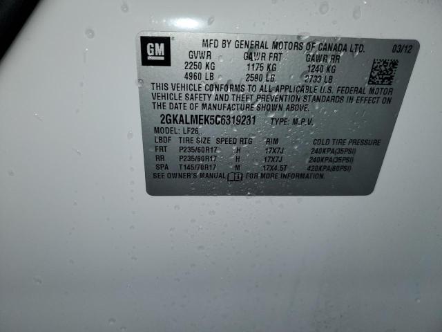 Photo 13 VIN: 2GKALMEK5C6319231 - GMC TERRAIN 