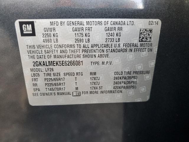 Photo 12 VIN: 2GKALMEK5E6266081 - GMC TERRAIN SL 