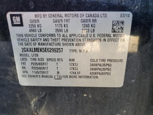 Photo 11 VIN: 2GKALMEK5E6299257 - GMC TERRAIN SL 