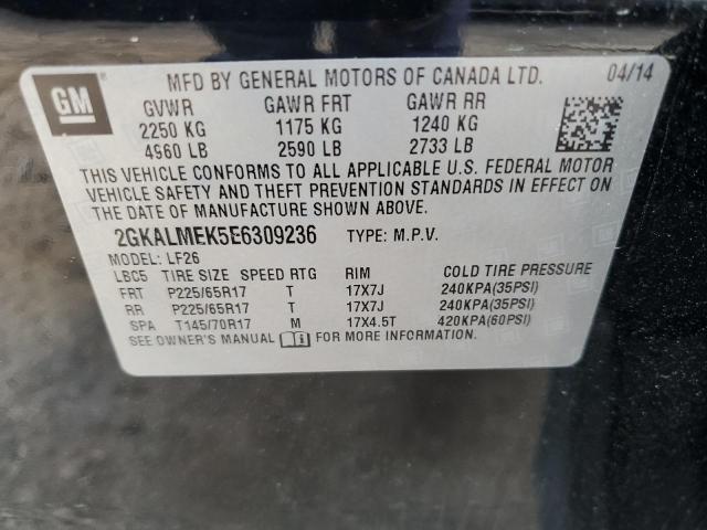 Photo 9 VIN: 2GKALMEK5E6309236 - GMC TERRAIN SL 