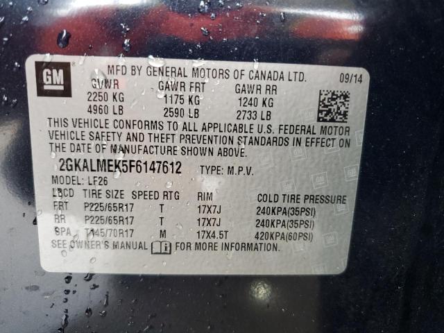 Photo 12 VIN: 2GKALMEK5F6147612 - GMC TERRAIN 