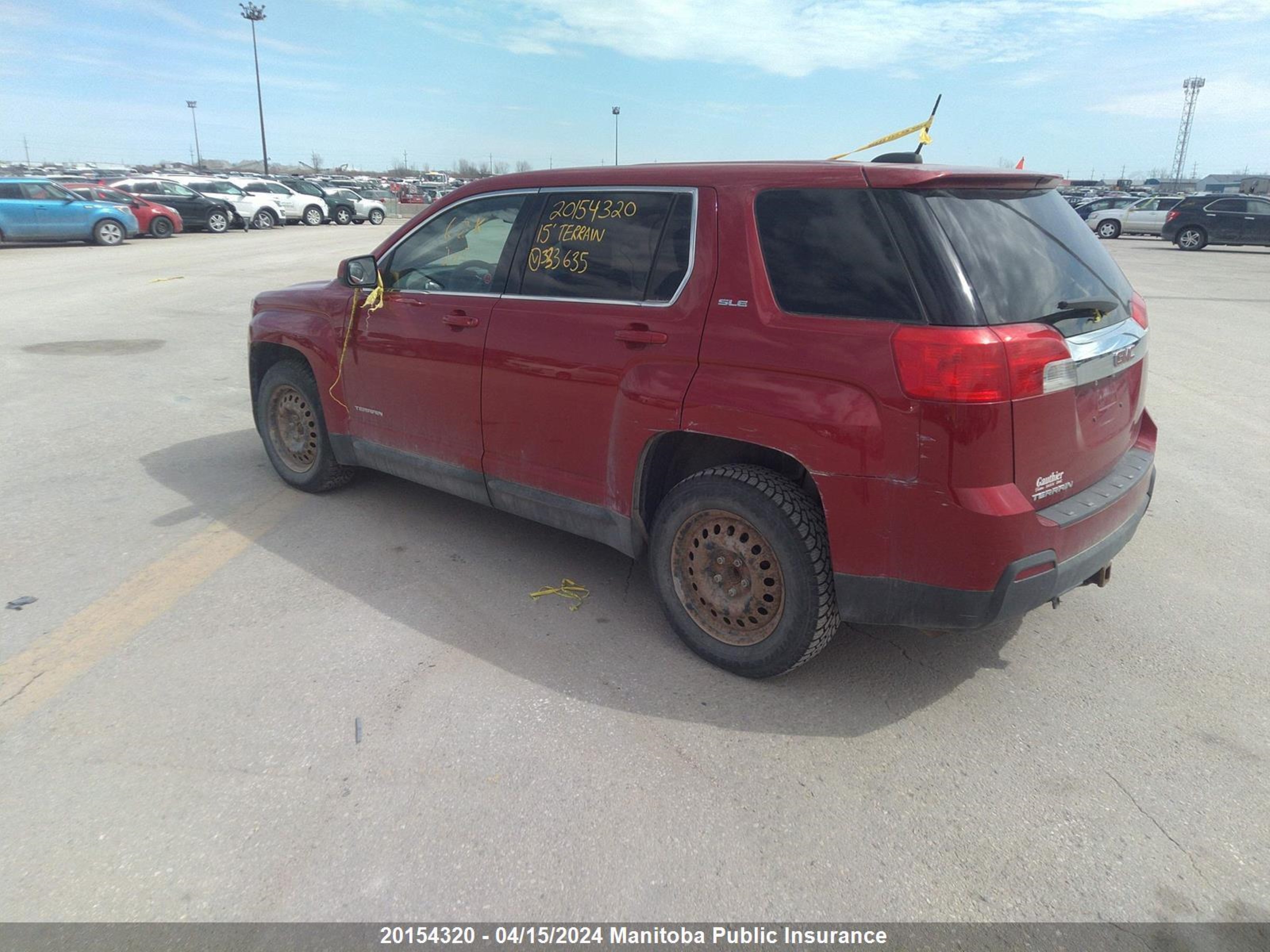 Photo 2 VIN: 2GKALMEK5F6333635 - GMC TERRAIN 