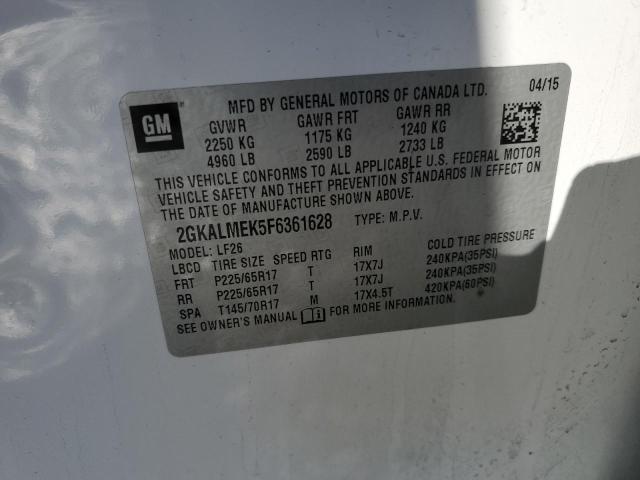 Photo 9 VIN: 2GKALMEK5F6361628 - GMC TERRAIN SL 