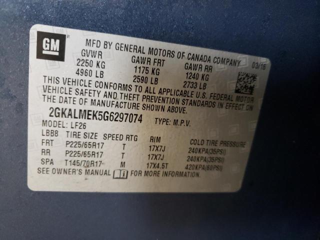 Photo 9 VIN: 2GKALMEK5G6297074 - GMC TERRAIN SL 