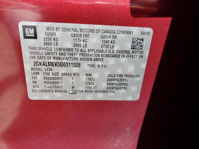 Photo 11 VIN: 2GKALMEK5G6311328 - GMC TERRAIN SL 