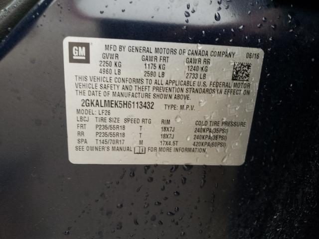 Photo 9 VIN: 2GKALMEK5H6113432 - GMC TERRAIN SL 