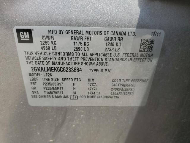 Photo 12 VIN: 2GKALMEK6C6233684 - GMC TERRAIN 