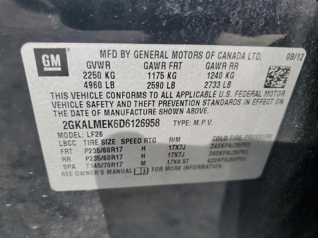 Photo 11 VIN: 2GKALMEK6D6126958 - GMC TERRAIN 