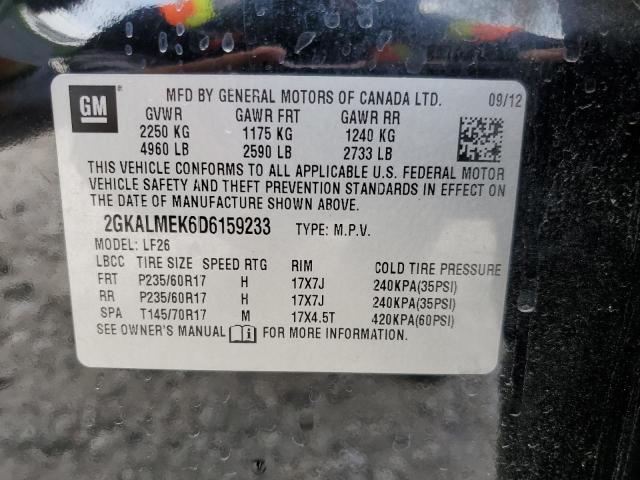 Photo 12 VIN: 2GKALMEK6D6159233 - GMC TERRAIN SL 