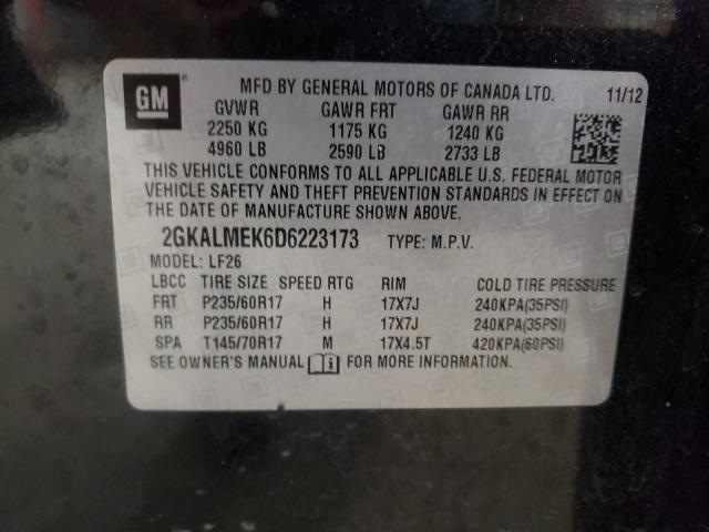 Photo 9 VIN: 2GKALMEK6D6223173 - GMC TERRAIN SL 