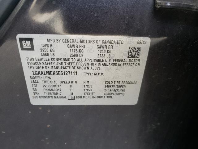 Photo 9 VIN: 2GKALMEK6E6127111 - GMC TERRAIN SL 