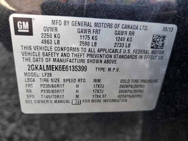 Photo 12 VIN: 2GKALMEK6E6135399 - GMC TERRAIN SL 