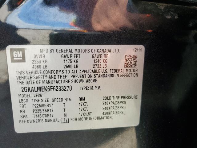 Photo 11 VIN: 2GKALMEK6F6233270 - GMC TERRAIN SL 