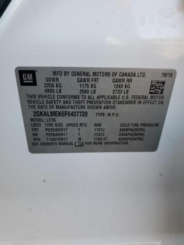 Photo 11 VIN: 2GKALMEK6F6437728 - GMC TERRAIN 