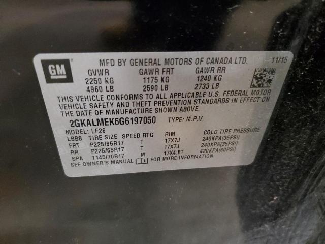 Photo 11 VIN: 2GKALMEK6G6197050 - GMC TERRAIN 