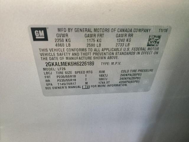 Photo 11 VIN: 2GKALMEK6H6226189 - GMC TERRAIN SL 