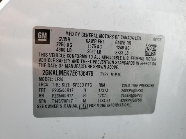 Photo 12 VIN: 2GKALMEK7E6136478 - GMC TERRAIN 