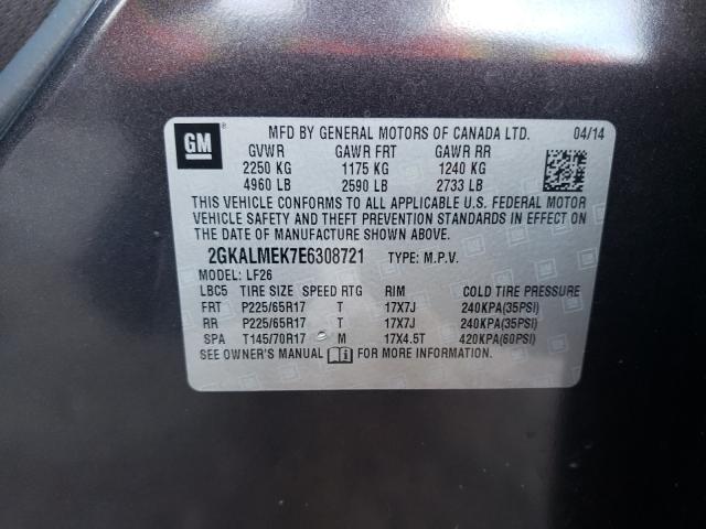 Photo 9 VIN: 2GKALMEK7E6308721 - GMC TERRAIN 