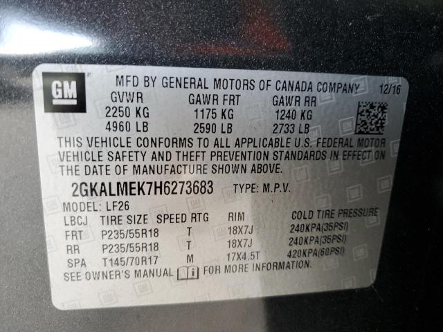 Photo 12 VIN: 2GKALMEK7H6273683 - GMC TERRAIN SL 