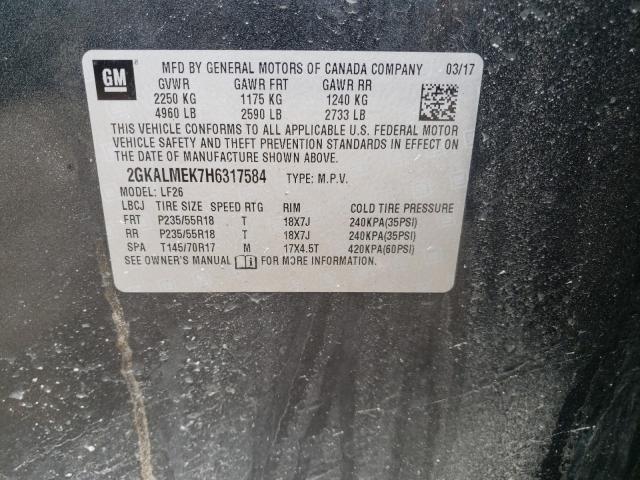 Photo 9 VIN: 2GKALMEK7H6317584 - GMC TERRAIN SL 