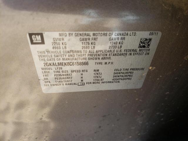 Photo 9 VIN: 2GKALMEK8C6158566 - GMC TERRAIN SL 