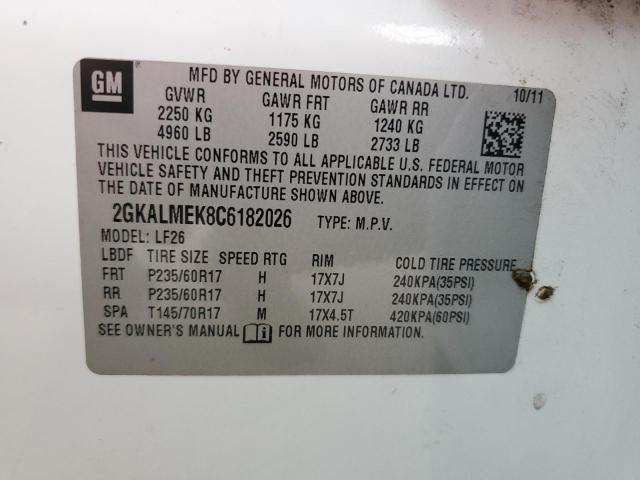 Photo 12 VIN: 2GKALMEK8C6182026 - GMC TERRAIN 