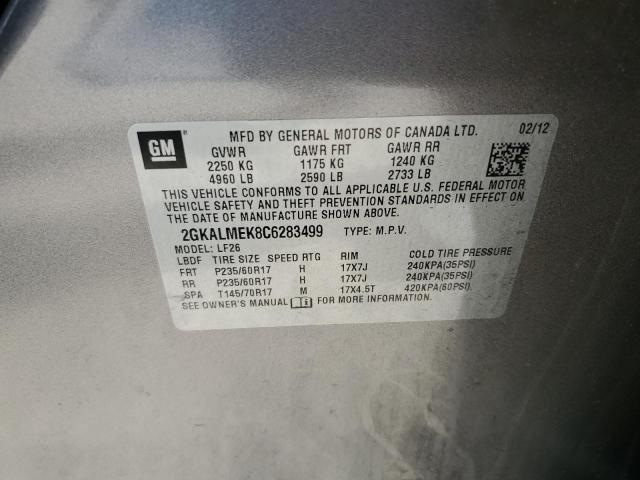 Photo 12 VIN: 2GKALMEK8C6283499 - GMC TERRAIN SL 