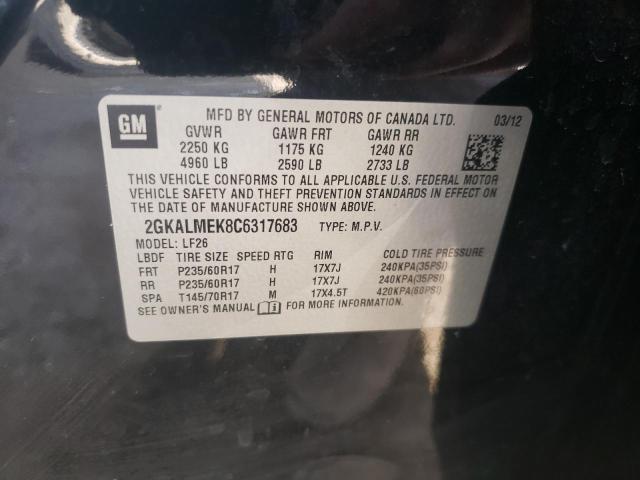 Photo 9 VIN: 2GKALMEK8C6317683 - GMC TERRAIN SL 