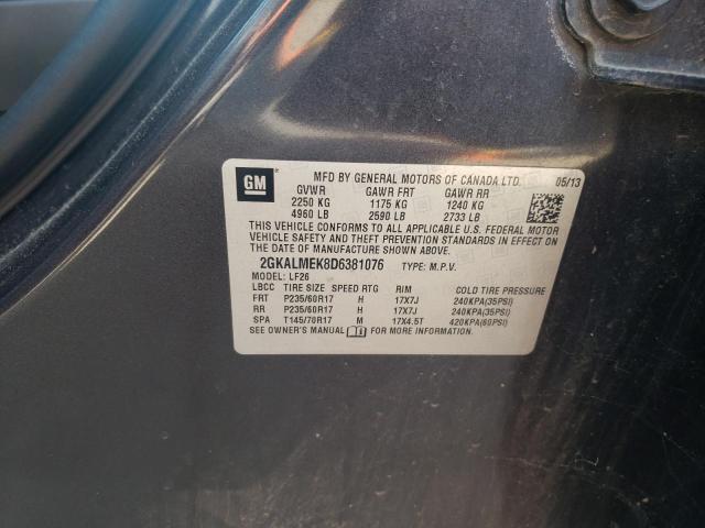 Photo 12 VIN: 2GKALMEK8D6381076 - GMC TERRAIN 