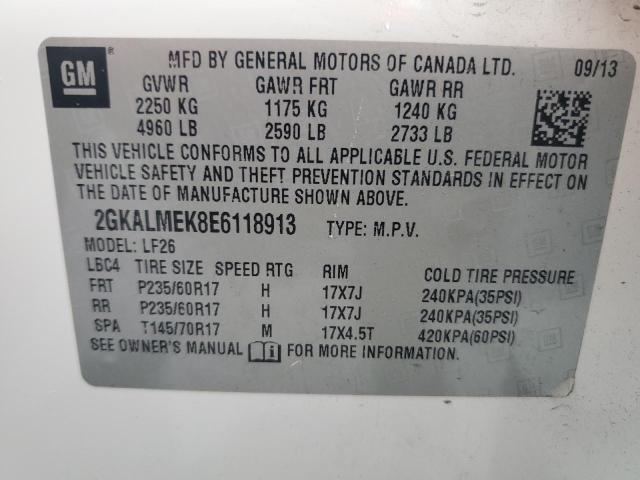 Photo 12 VIN: 2GKALMEK8E6118913 - GMC TERRAIN SL 