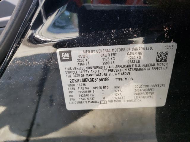 Photo 9 VIN: 2GKALMEK8G6156189 - GMC TERRAIN SL 