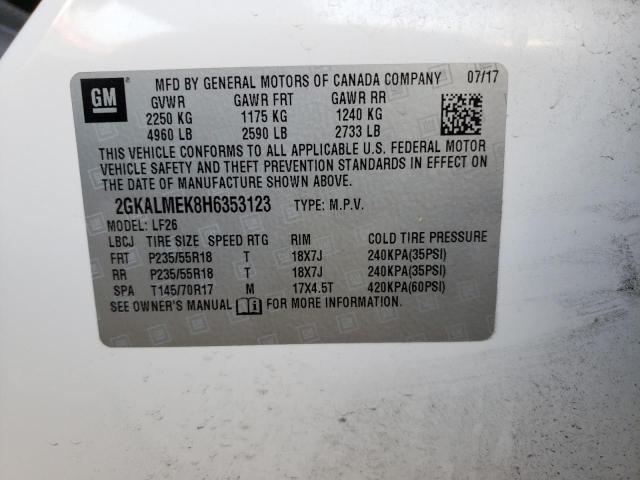 Photo 13 VIN: 2GKALMEK8H6353123 - GMC TERRAIN SL 