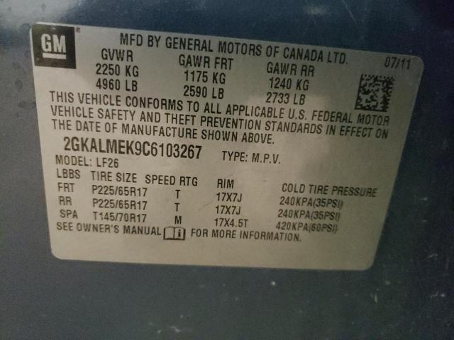 Photo 12 VIN: 2GKALMEK9C6103267 - GMC TERRAIN 