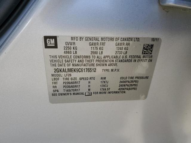 Photo 12 VIN: 2GKALMEK9C6176512 - GMC TERRAIN SL 