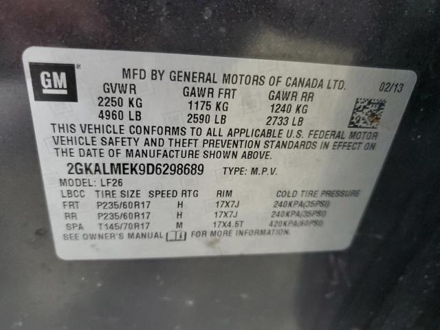 Photo 13 VIN: 2GKALMEK9D6298689 - GMC TERRAIN SL 