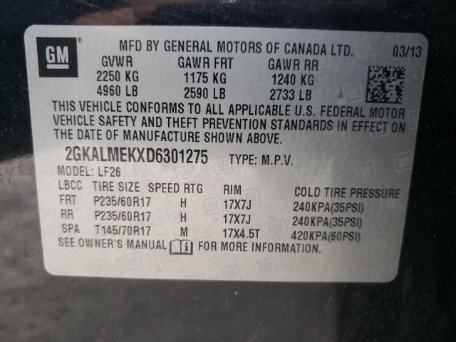 Photo 13 VIN: 2GKALMEKXD6301275 - GMC TERRAIN SL 