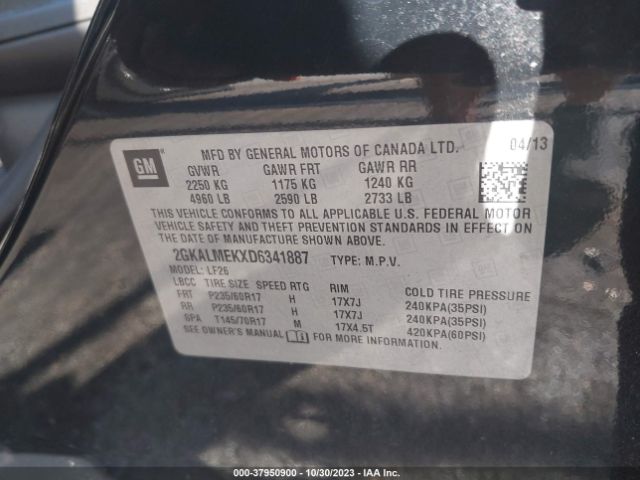 Photo 8 VIN: 2GKALMEKXD6341887 - GMC TERRAIN 