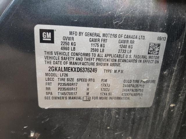 Photo 12 VIN: 2GKALMEKXD6376249 - GMC TERRAIN 