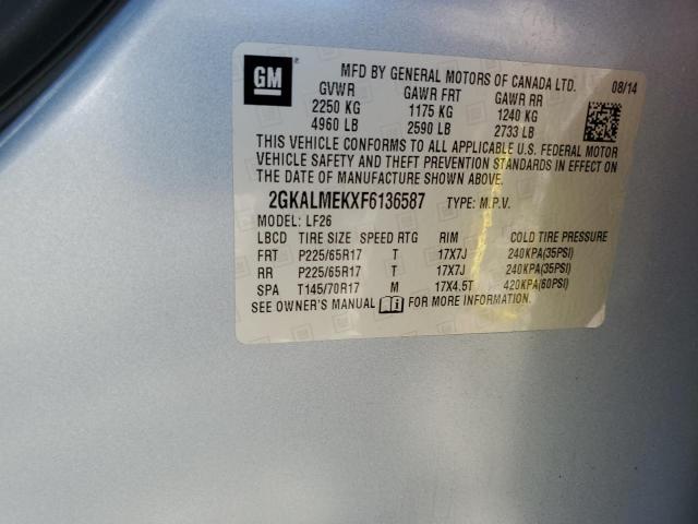 Photo 12 VIN: 2GKALMEKXF6136587 - GMC TERRAIN SL 