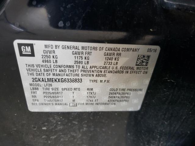 Photo 9 VIN: 2GKALMEKXG6338833 - GMC TERRAIN SL 