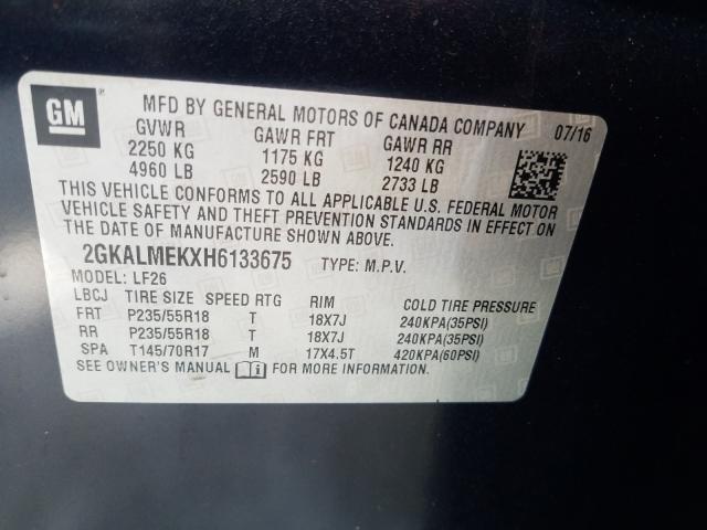 Photo 9 VIN: 2GKALMEKXH6133675 - GMC TERRAIN SL 